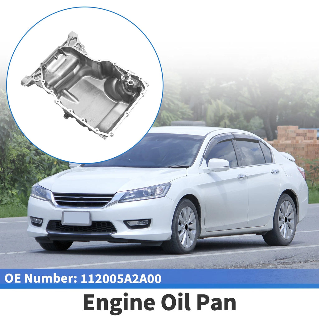 Engine Oil Pan Replacement Aluminum for Honda Accord 2.4L (2013–2017)