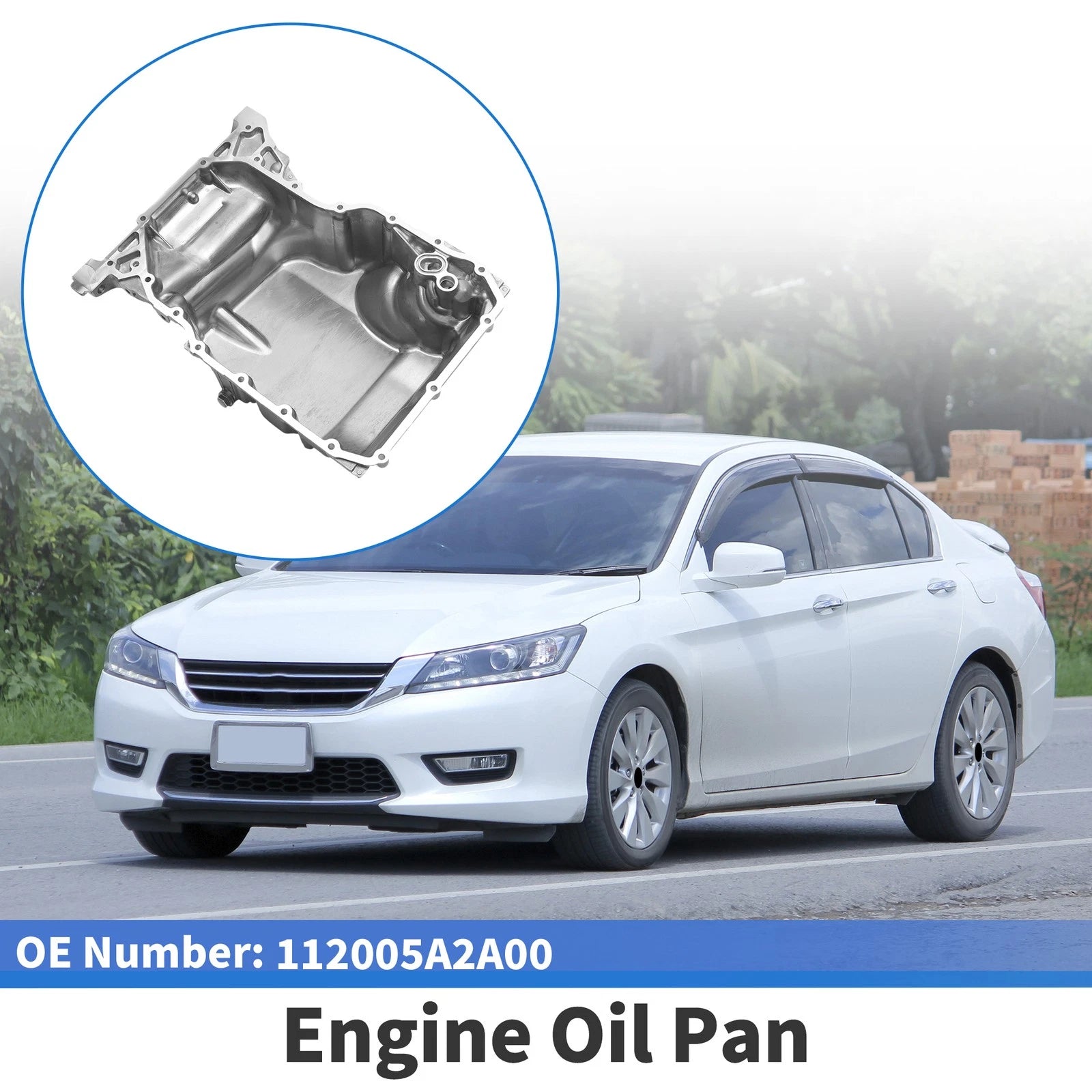 Engine Oil Pan Replacement Aluminum for Honda Accord 2.4L (2013–2017)