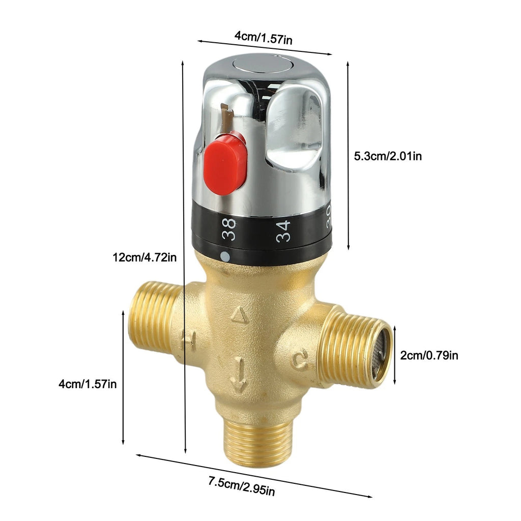 15mm Brass Thermostatic Mixing Valve for