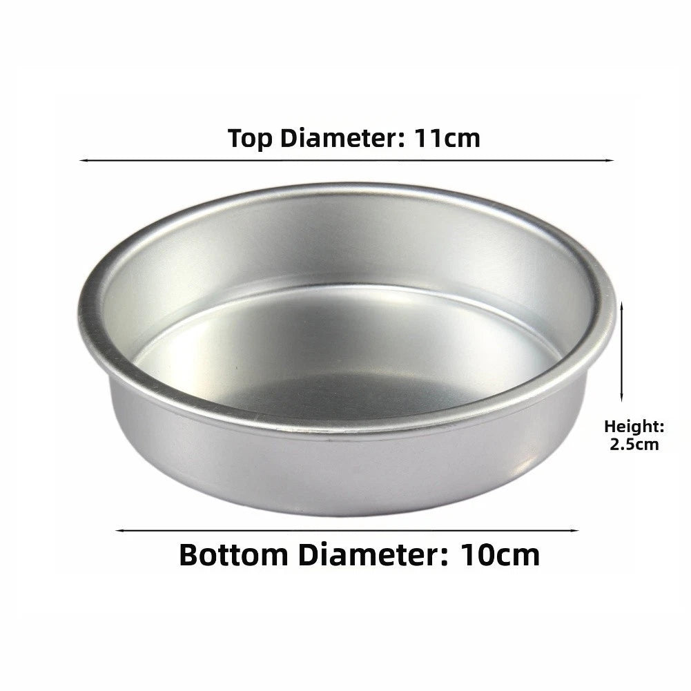 5 Piece Set Aluminum Baking Molds 11CM Opening Diameter