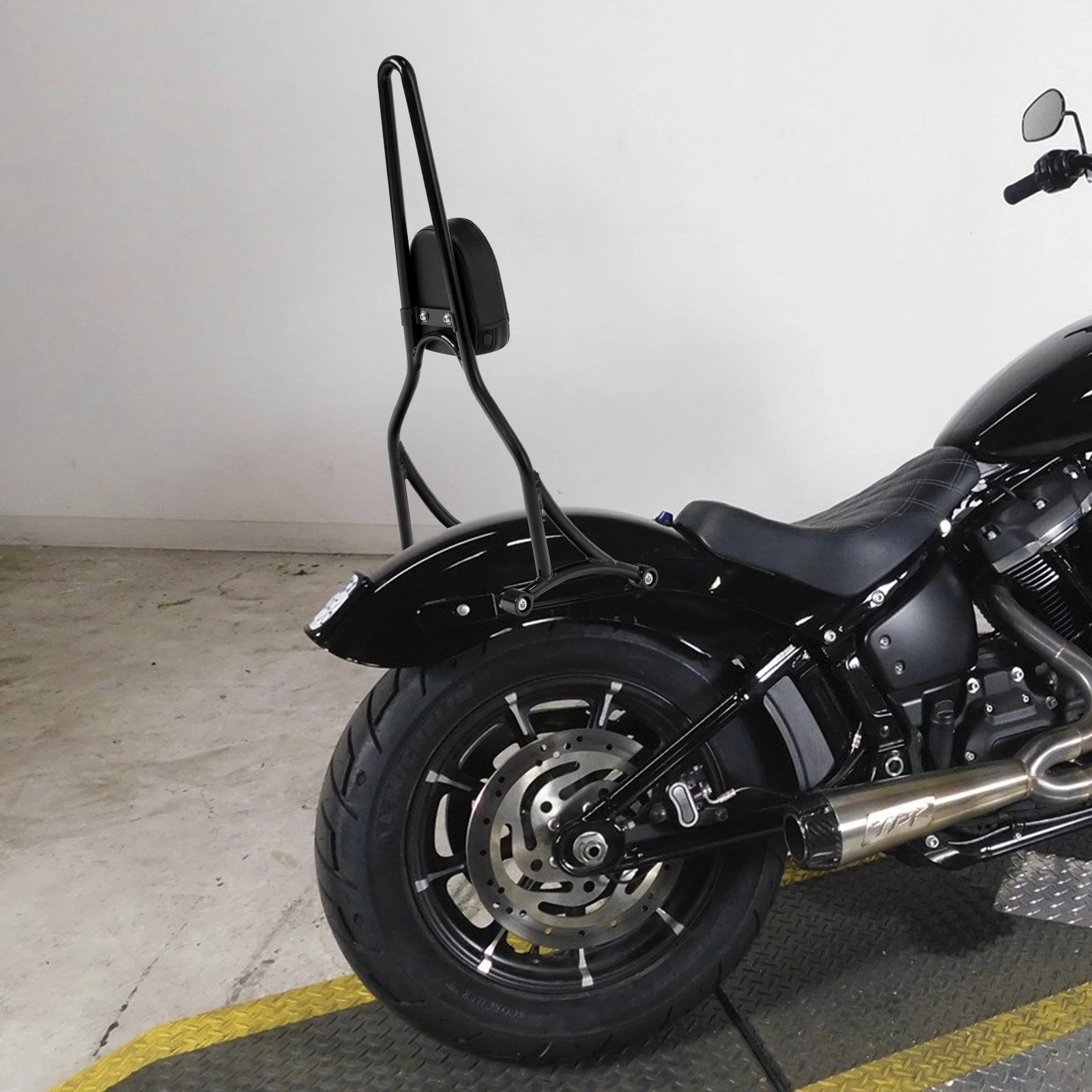 Tall Sissy Bar Passenger Backrest Pad for Harley Street Bob FXBB (2018–2025)