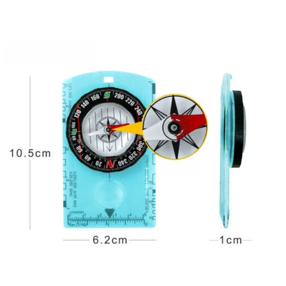 Acrylic Map Scale for Compass Integration (Hiking Camping)