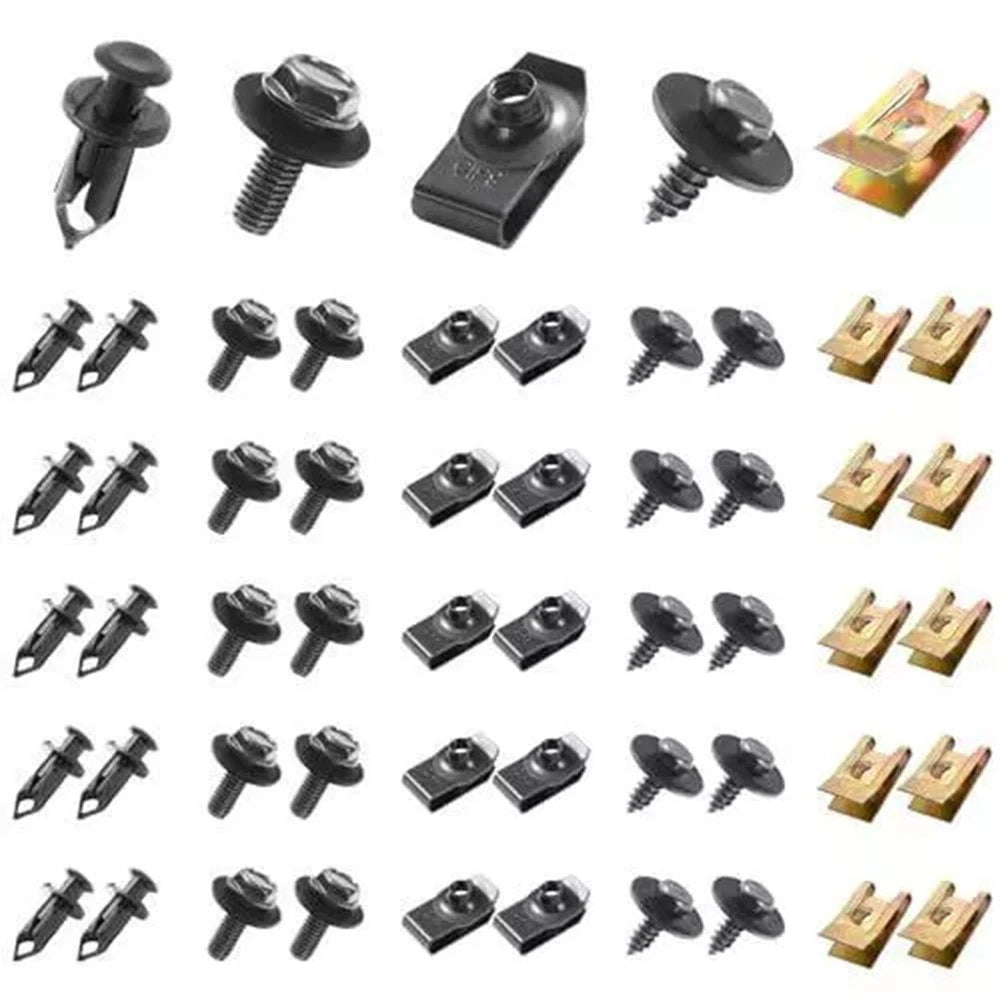 50 Piece Screws and Bolts Kit for Cars