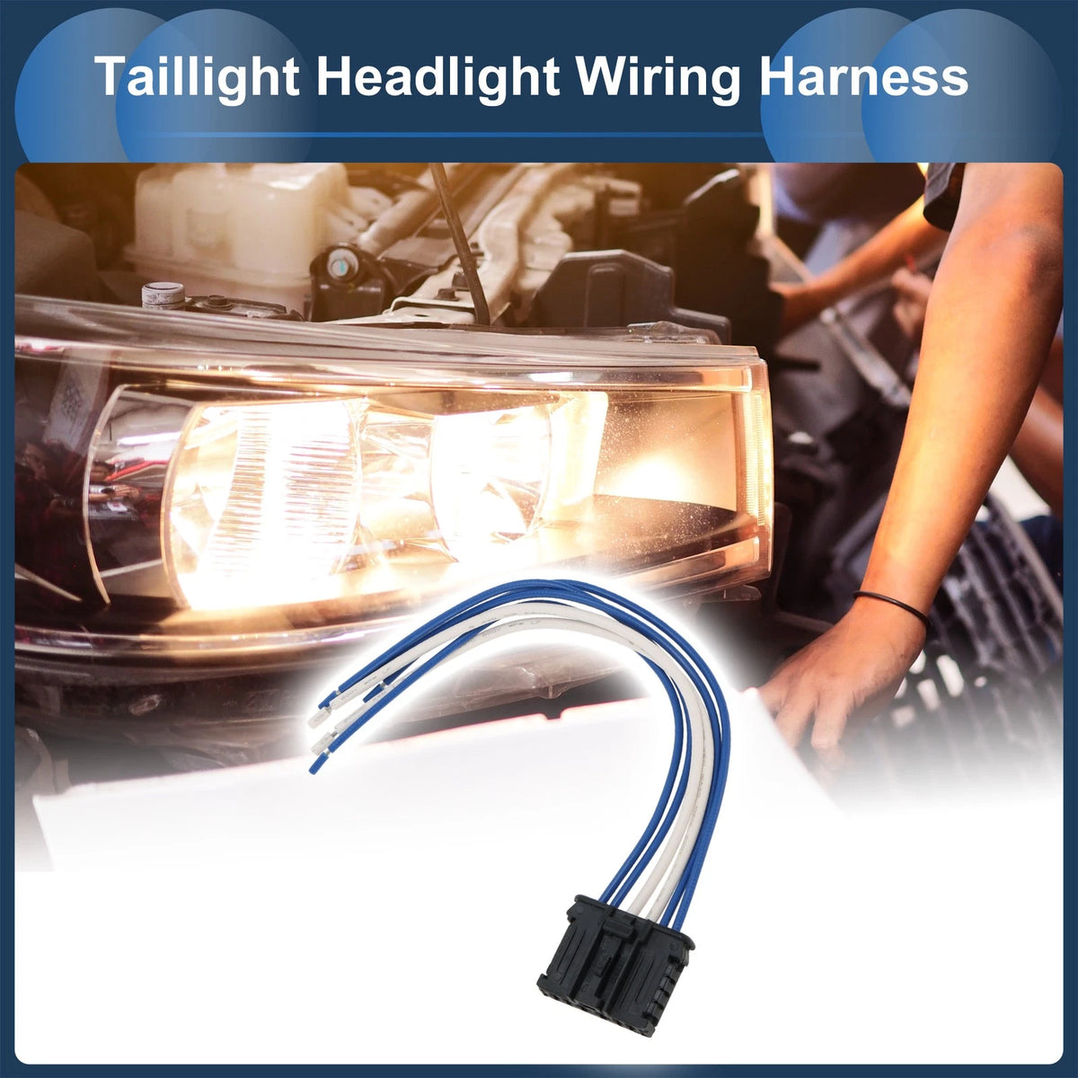 Headlight Wiring Harness Assembly for Peugeot 206 (1998–2017) 1606248780