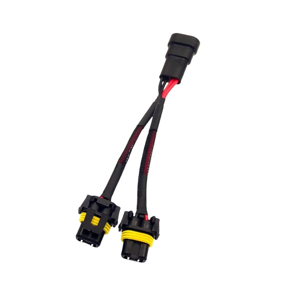 Dual 9006 to 9005 Harness for LED HID Halogen Headlights & Fog Lights