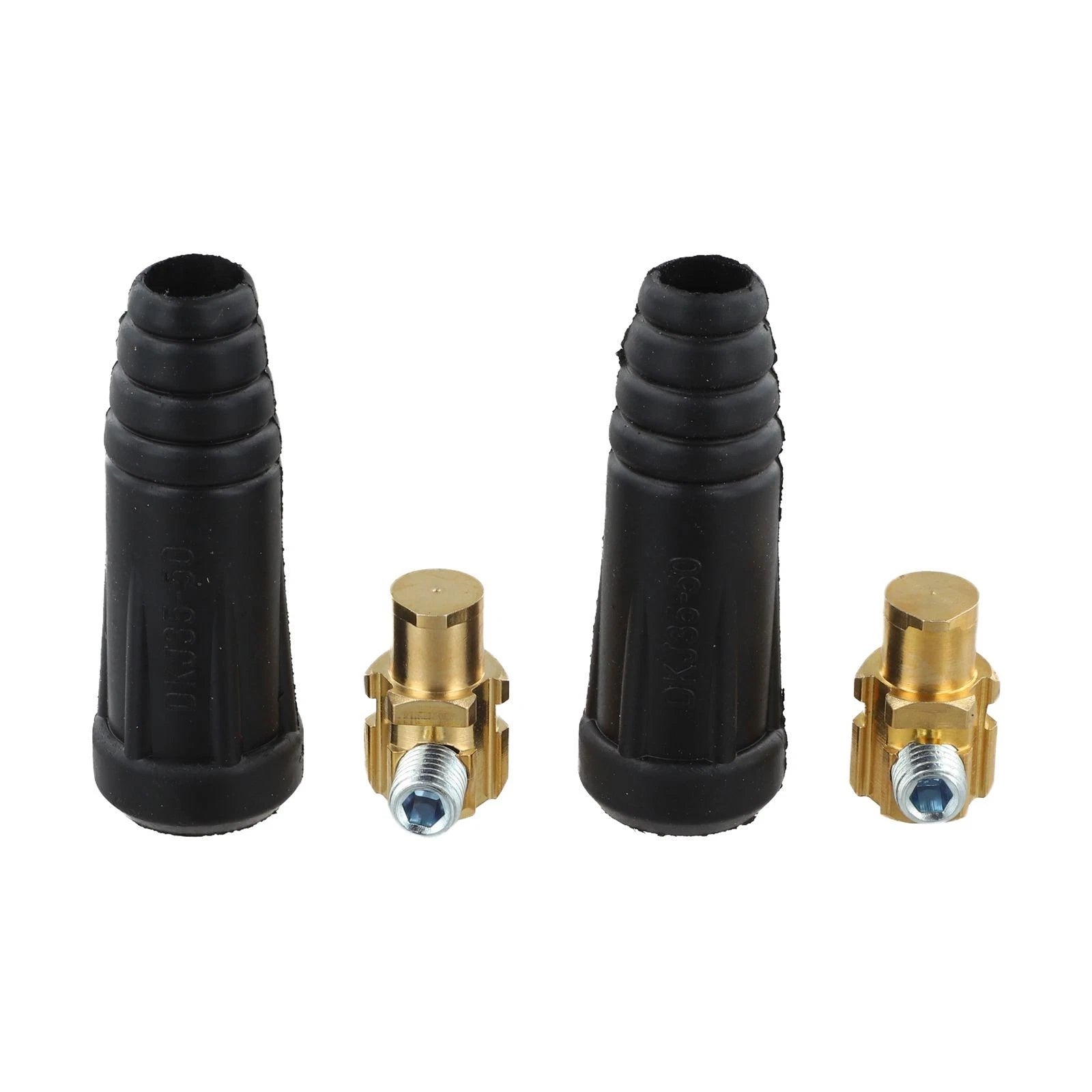 2X DKJ3550 Welder Male Cable Connector for Welding Machine