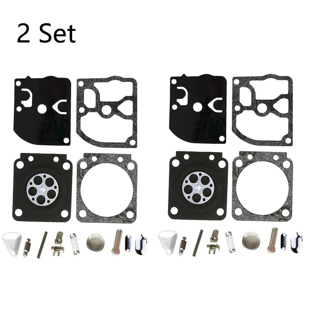 Set of 2 Carburetor Overhaul Kit for Zama RB-40 RB-85 FS400 FS450 FS106 FS108 FS120