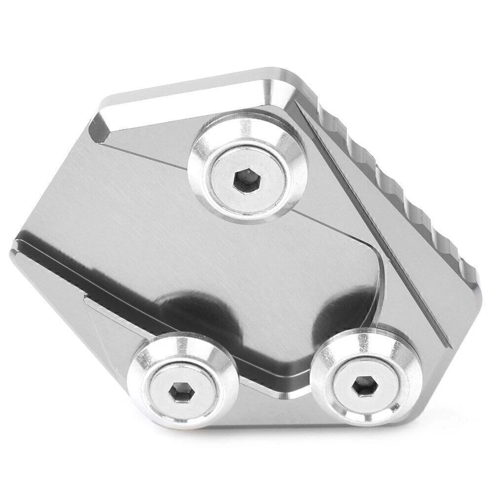 Kickstand Side Stand Plate Extension for Honda Grom MSX 125 (2013–2021) Silver
