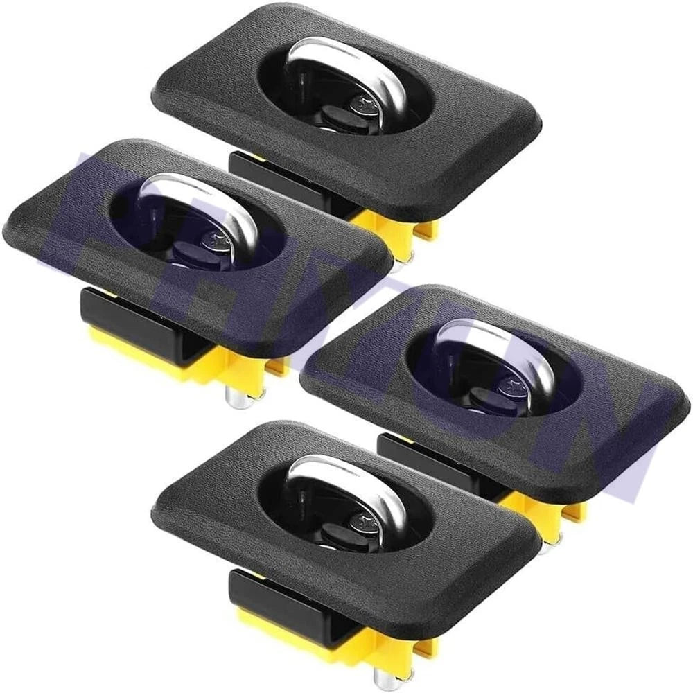 Retractable D Rings Tie Down Anchors for Ford Super Duty, Chevy, GMC, RAM