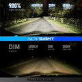 4X H7 H11 LED Headlight Bulbs for Conversion Kit (High/Low Beam)