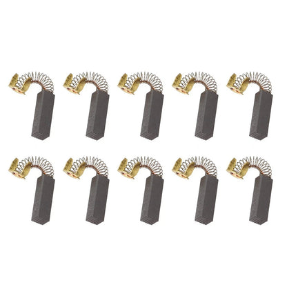Set of 10 Carbon Brushes for Electric Motors