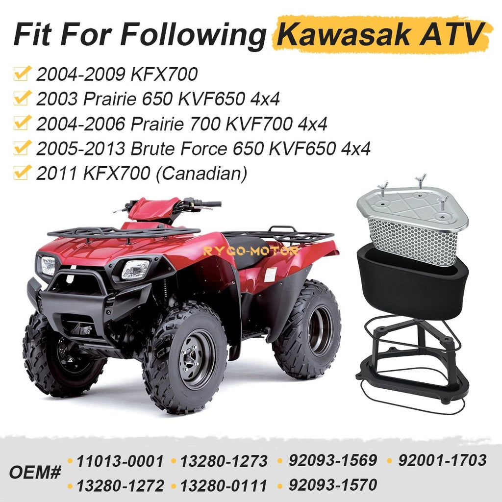 Air Filter & Cage Holder Bolt for Kawasaki Prairie 700 KVF700 (2004–2006) 11013-0001