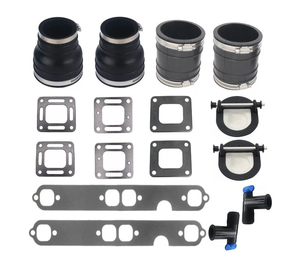3" Exhaust Bellow Kit & Gasket for MerCruiser V8 (200-320) 70981A3 99370A2 27-33395