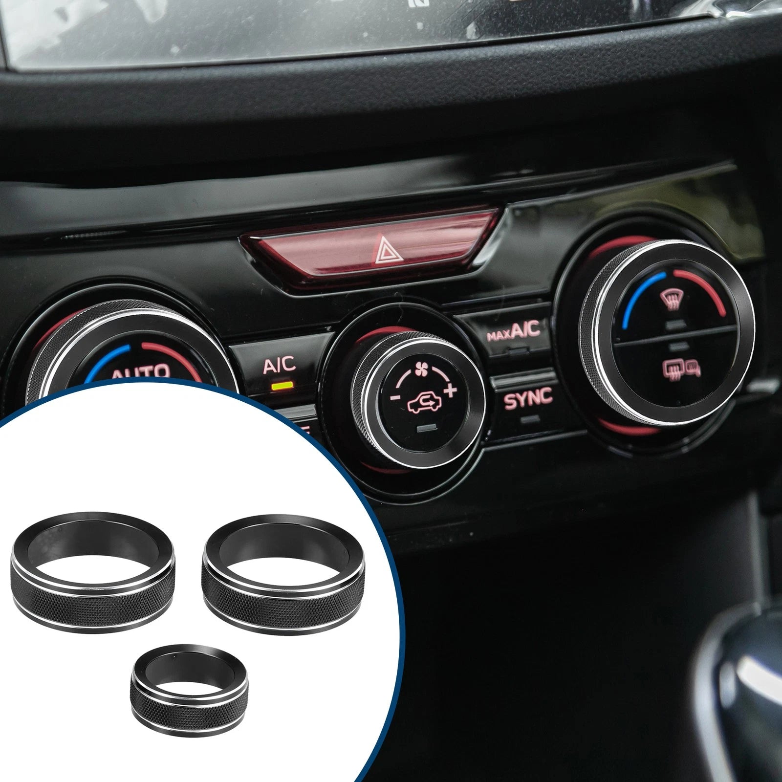 Air Conditioner AC Control Switch Knob Cover for Subaru Impreza (2017–2023)