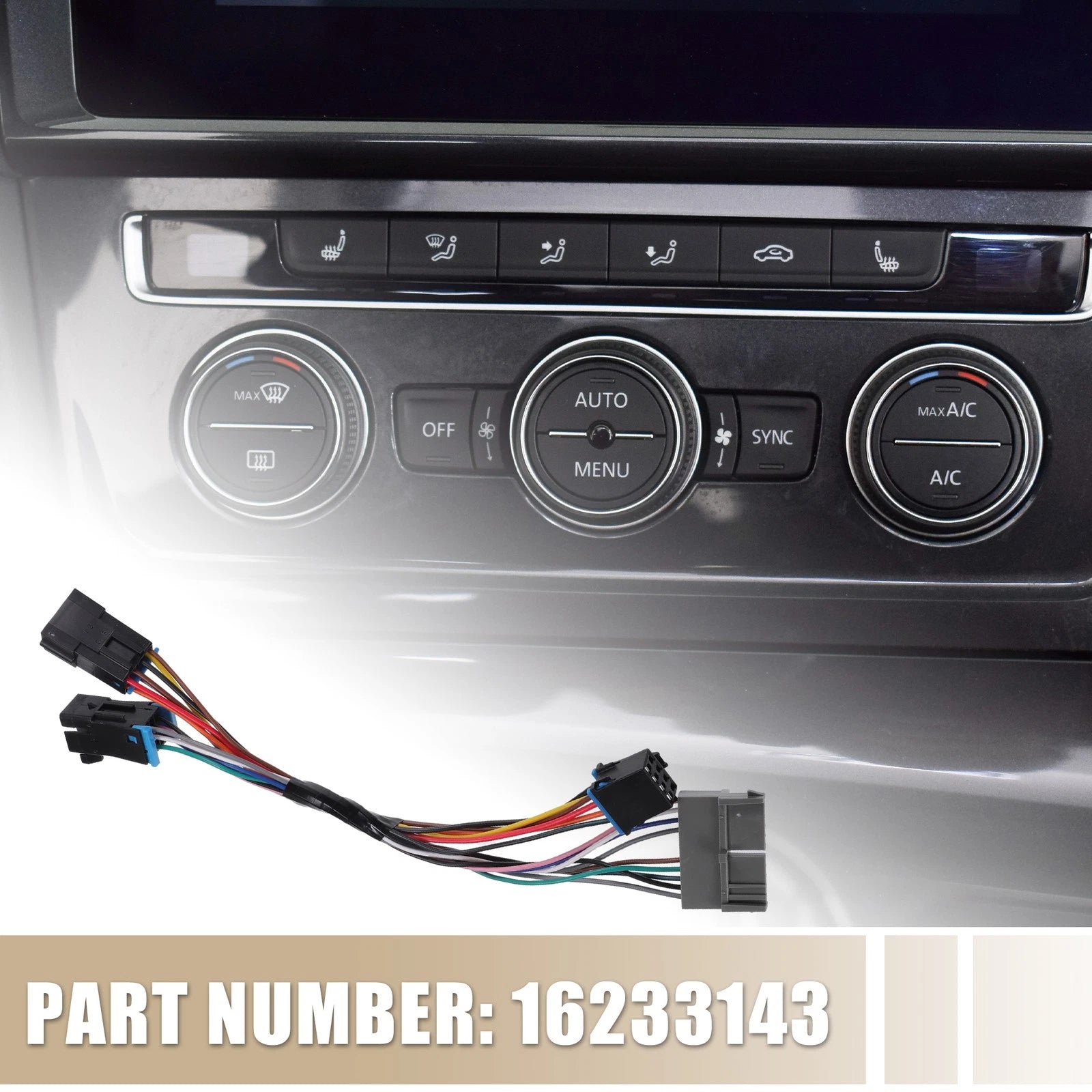 A/C Heater Temperature Control Adapter Wire Harness for Chevy Silverado (2007–2013)