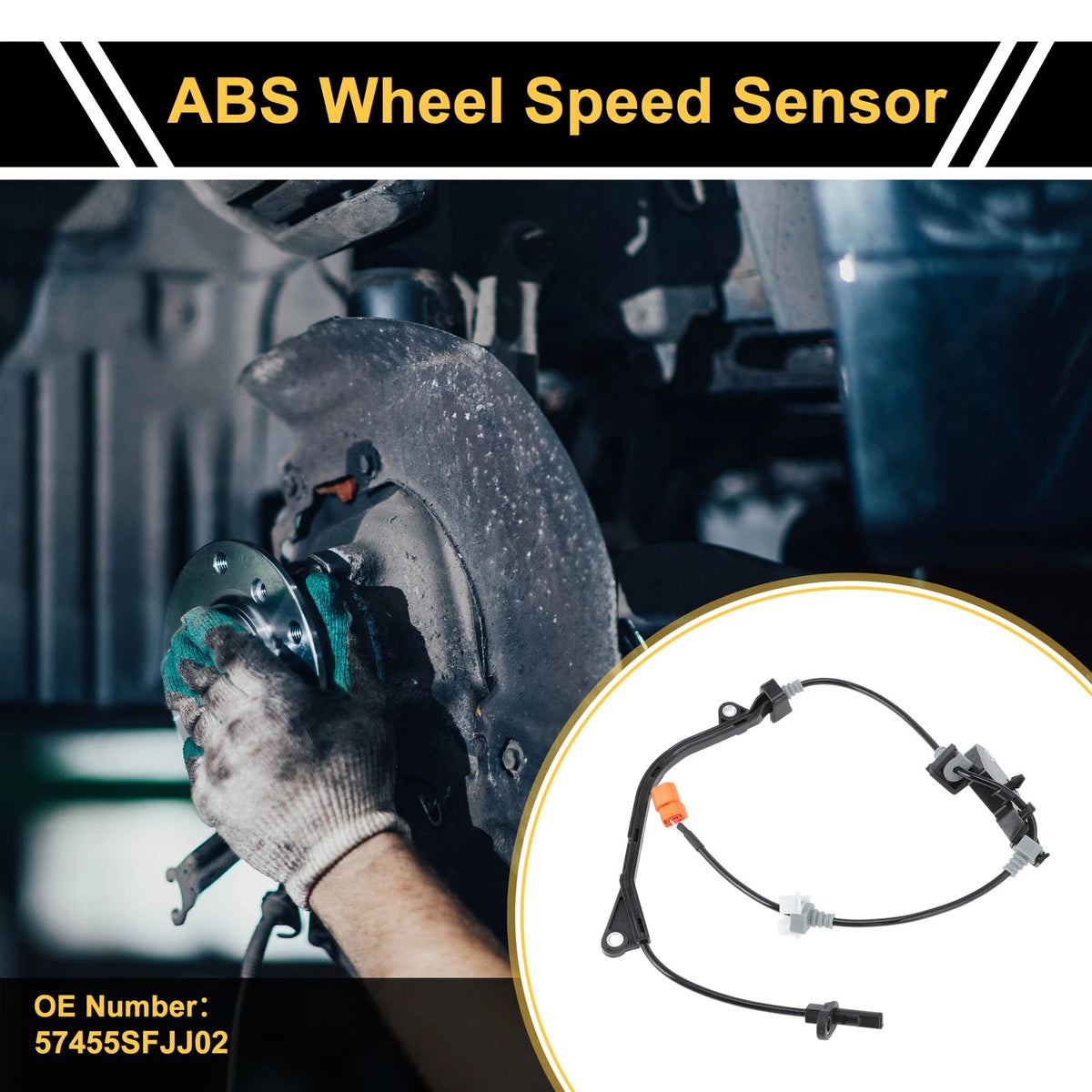 ABS Wheel Speed Sensor No. 57455SFJJ02 for Honda Odyssey (1999–2004)