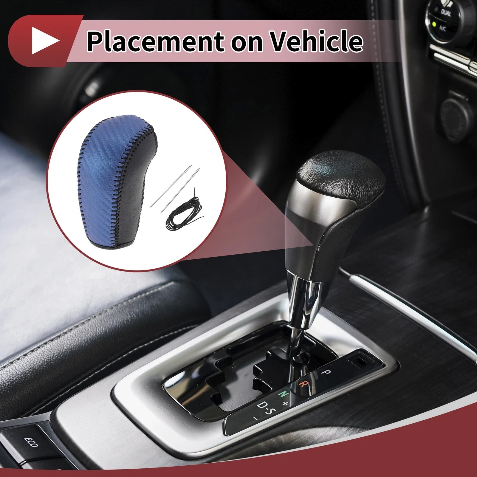 Gear Shift Knob Cover Replacement for Subaru Forester (2014–2017)