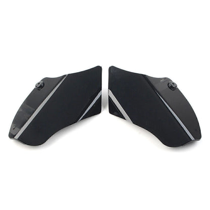 2x Saddle Shields Heat Deflector Fit For Harley Softail Fatboy FLSTF 2000-2017