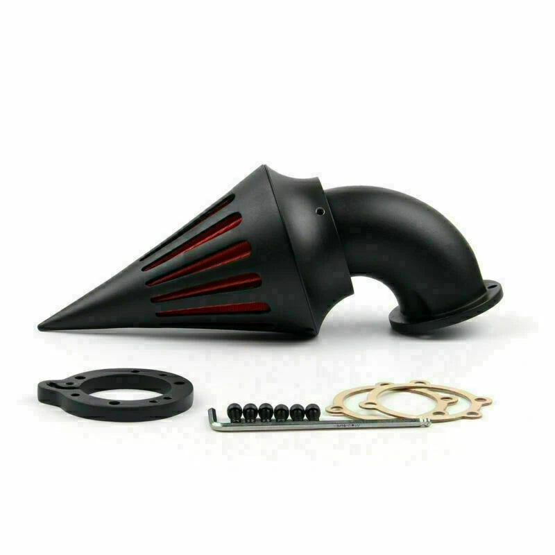 Black Spike Air Cleaner Intake Filter for S&S Carburetor (Touring, Softail, Dyna)