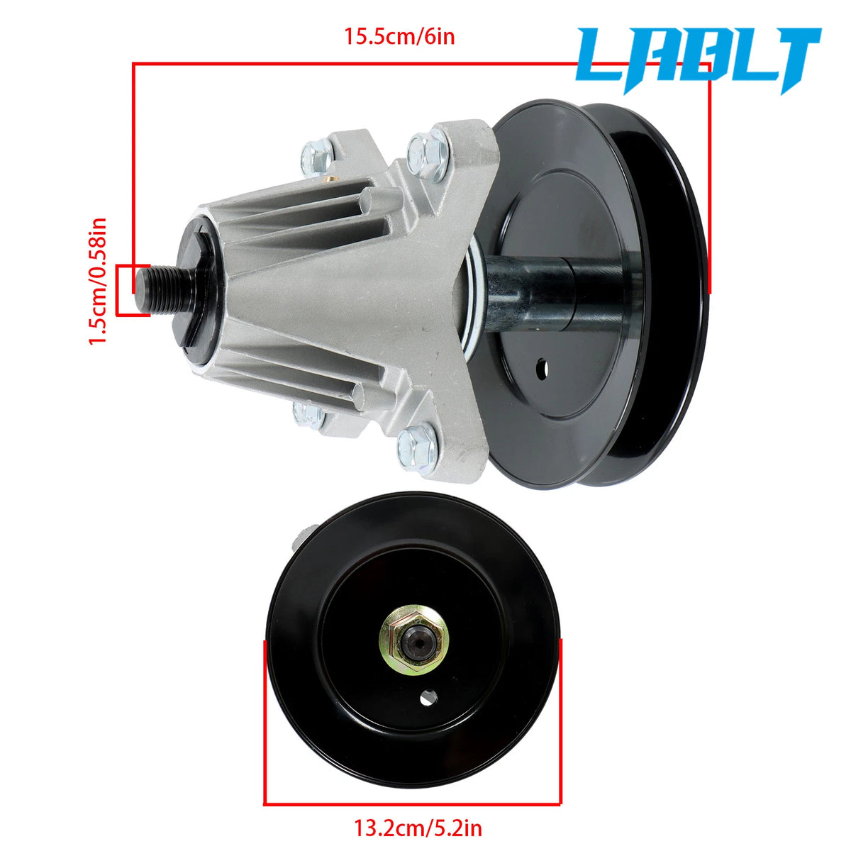 3X Spindle Assembly for Troy-Bilt Mustang 54XP Z54 (2015–2021) 618-09236 618P09236
