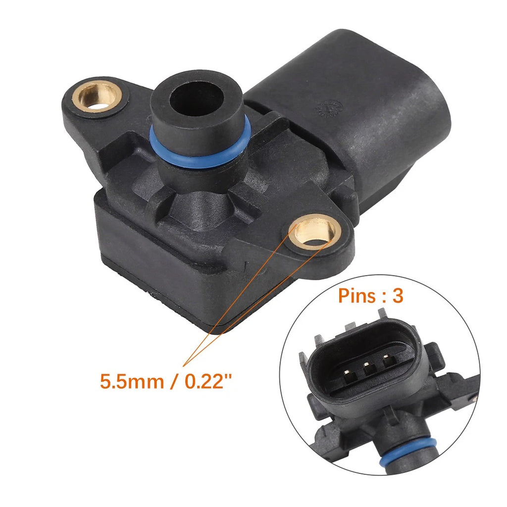 Manifold Air Pressure MAP Sensor Replacement for Dodge Chrysler (2014–2019)