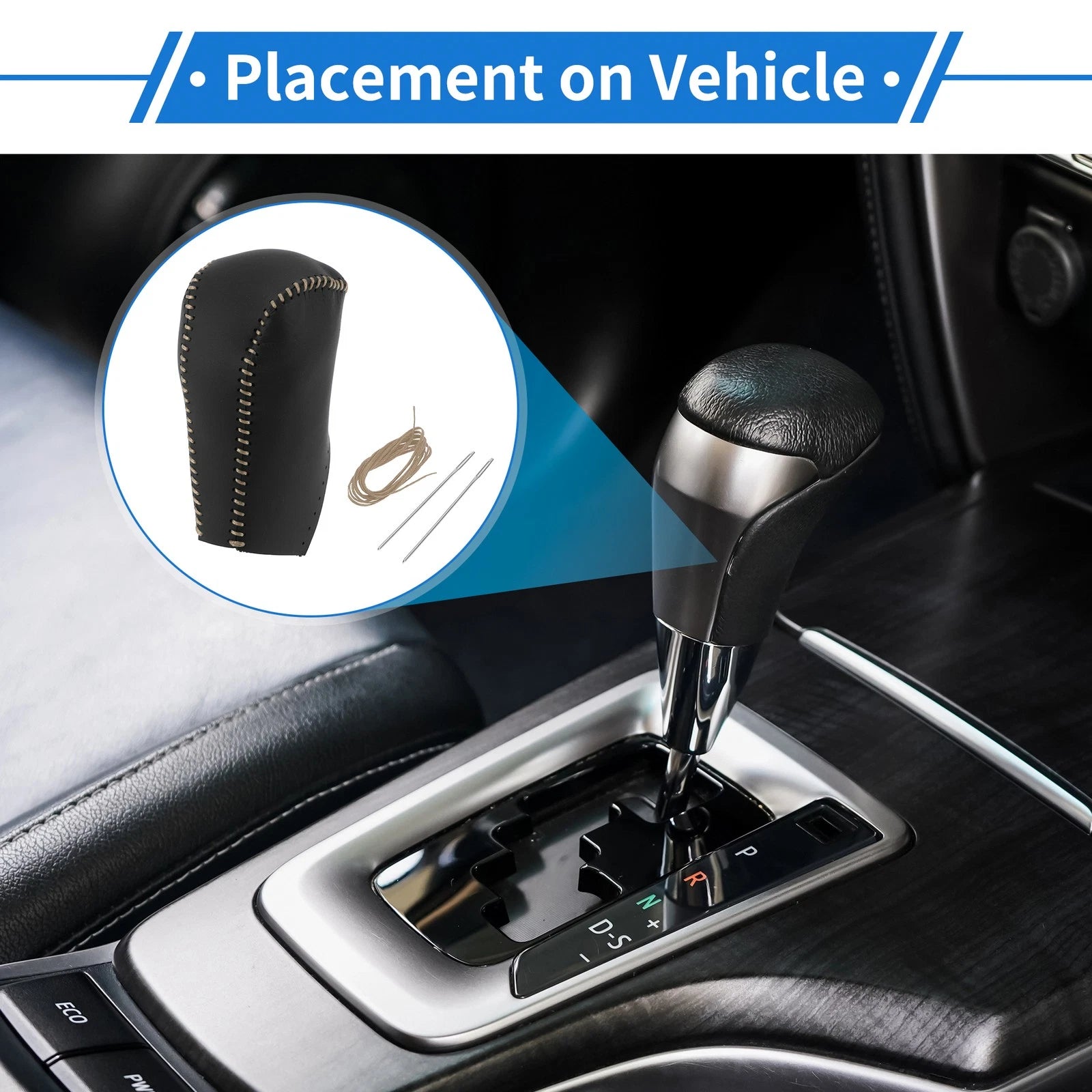 Gear Shift Knob Cover Replacement for Toyota RAV4 (2013–2016)