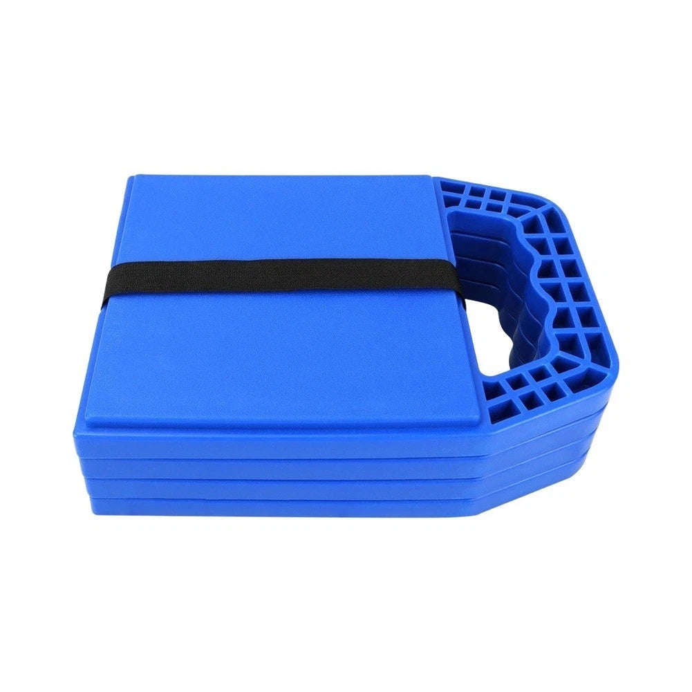 Set of 4 Plastic Support Plates for Caravan RV Jack 23x17x2cm Non-Slip Base