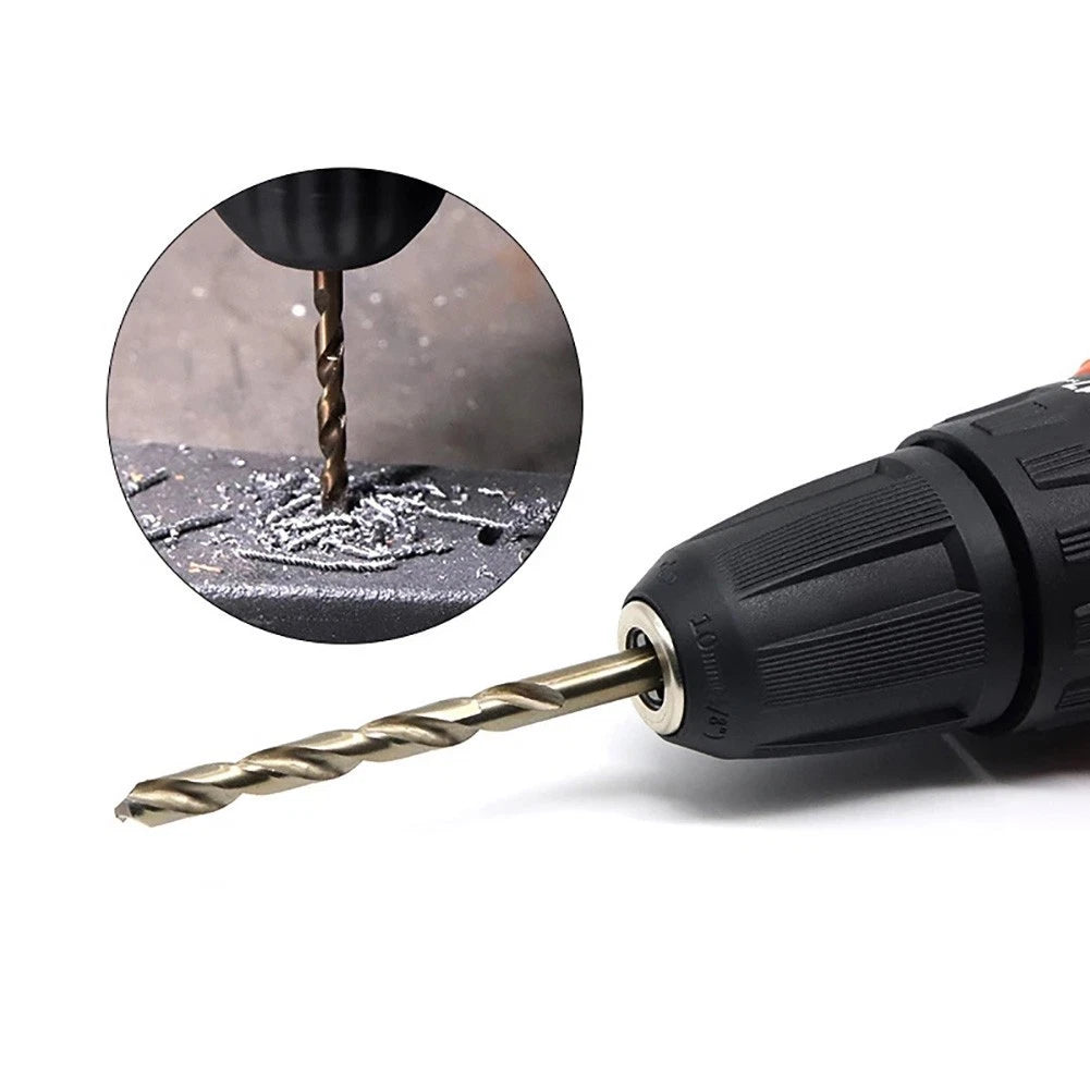 15mm Cobalt HSS Drill Bit Set for Stainless Steel (Professional Use)