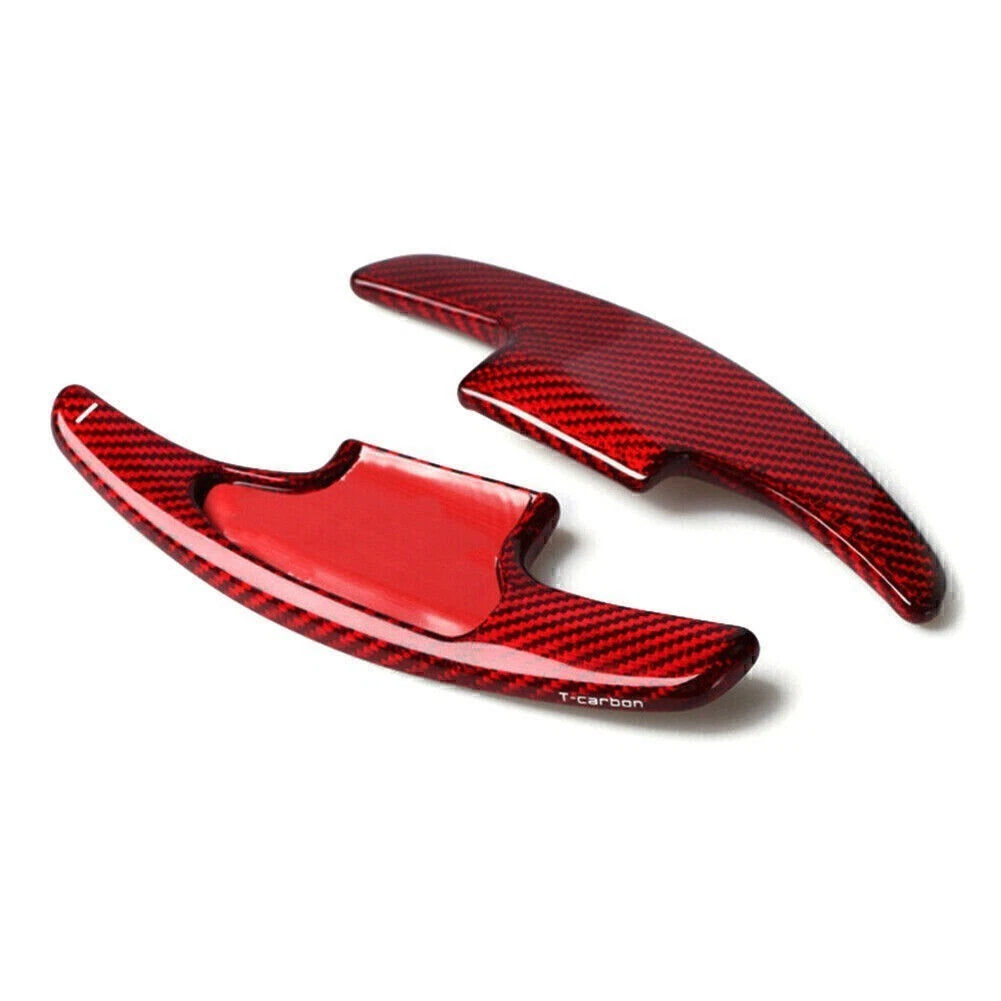 Steering Wheel Shift Paddle Shifter Extension for Honda (2018) Carbon Fiber Red