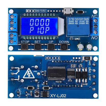 Timing Control Delay Relay Module 5V 12V 24V with LCD Display