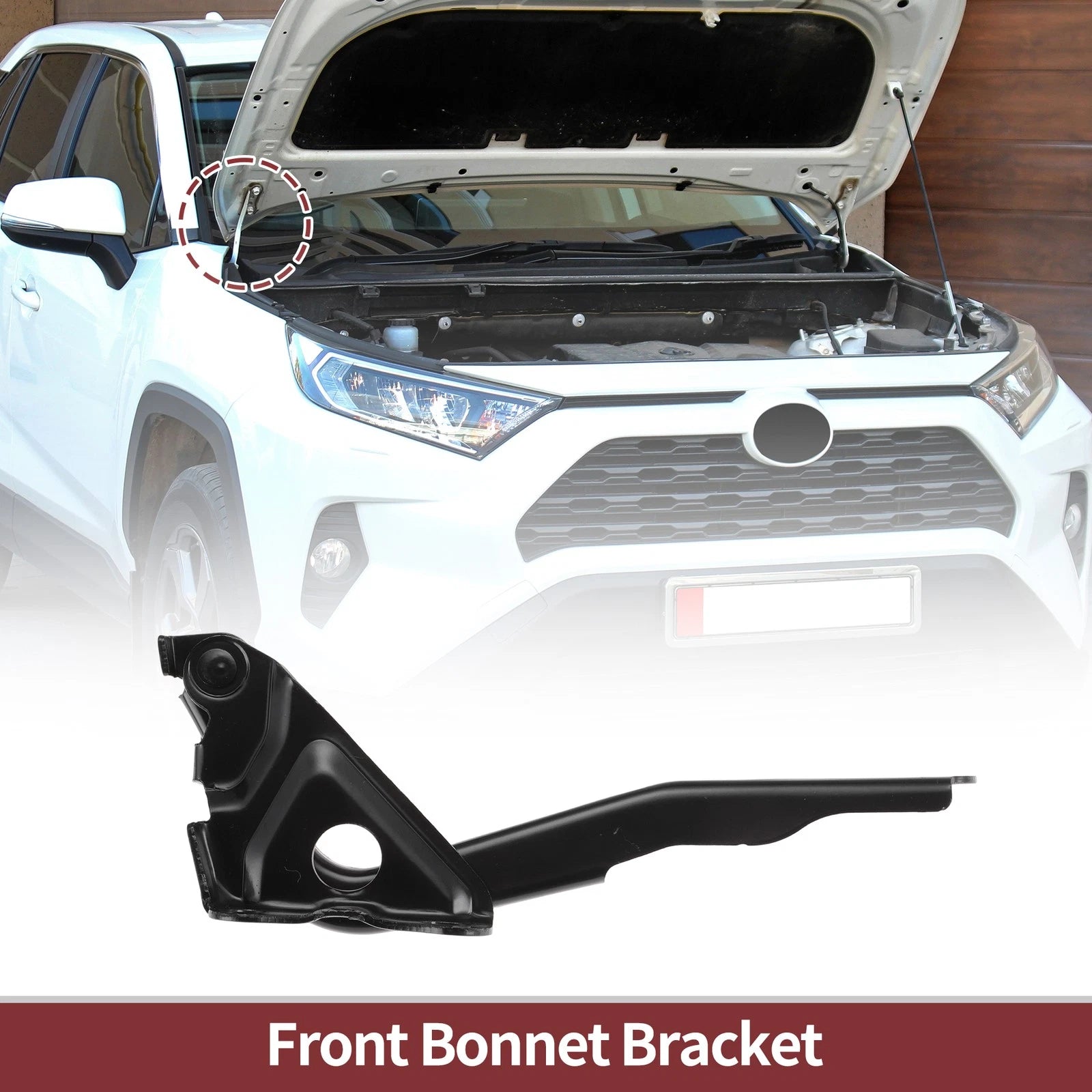 Hood Hinge for Toyota RAV4 (2009–2013) Right Side, 1 pcs