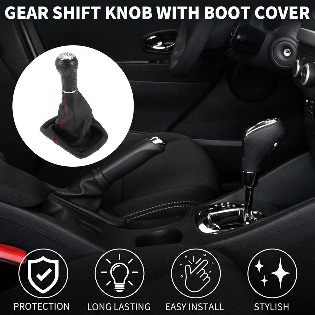 6 Speed Gear Shift Knob Cover Replacement for Volkswagen Golf II (1983–1991)