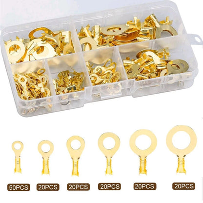 Copper Crimp Ring Terminals for Automotive Applications (No Soldering Required)