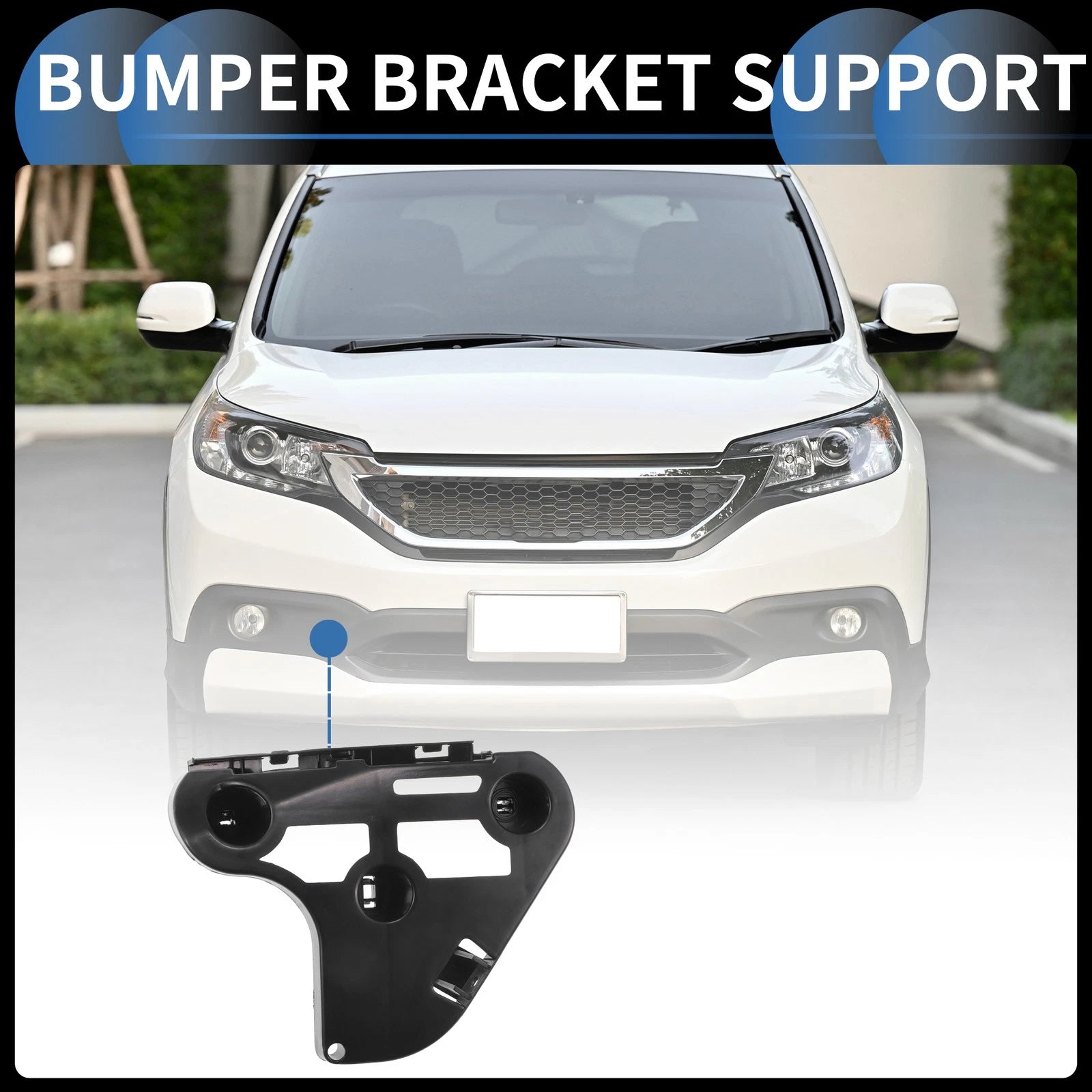 Left Front Bumper Support Bracket Replacement for Toyota Tundra (2007–2014)