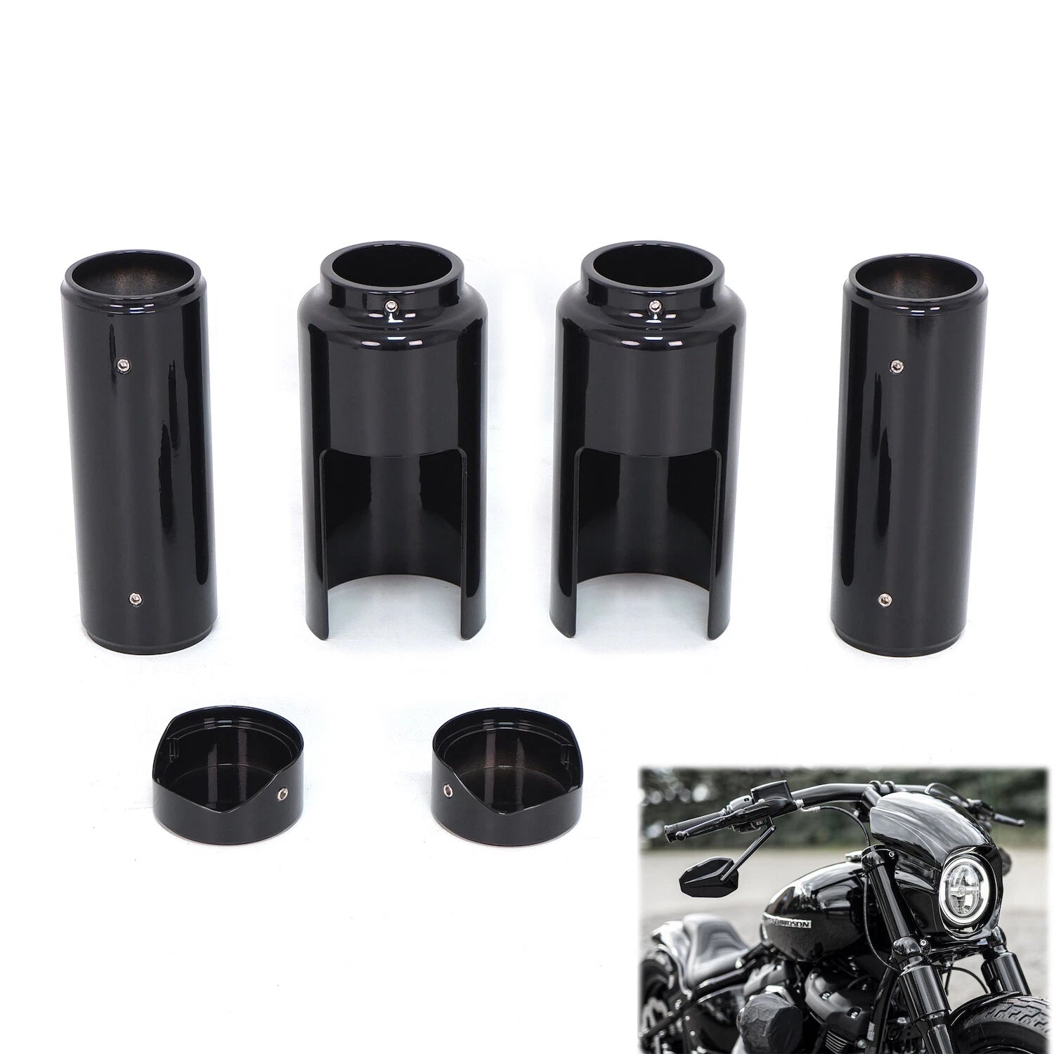Fork Boot Set for Harley Softail Low Rider FXLR (2018–Present)