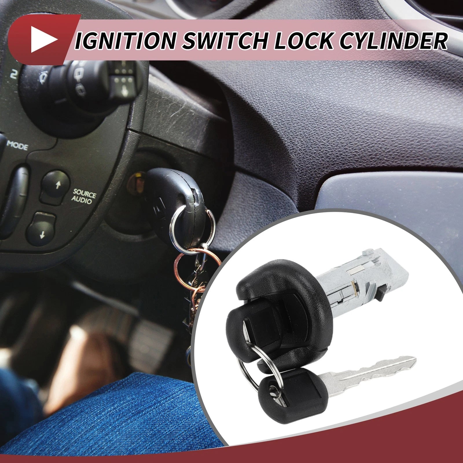 Ignition Lock Cylinder Replacement for Chevrolet Suburban C1500 C2500 (2007–2014)