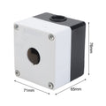 Control Box with 22mm Hole & Waterproof Seal for Universal Applications