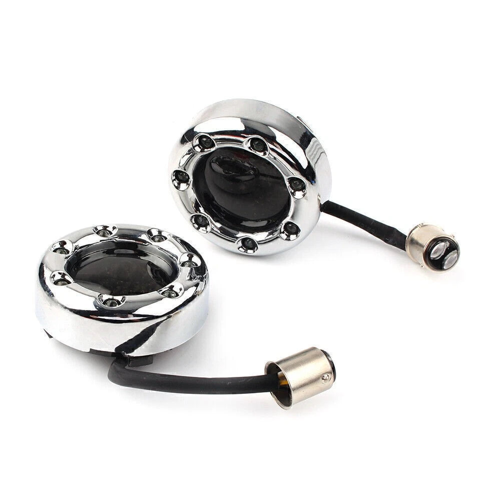 2X Red LED Turn Signal Lights for Harley Sportster