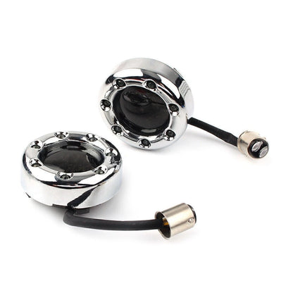 2X Red LED Turn Signal Lights for Harley Sportster