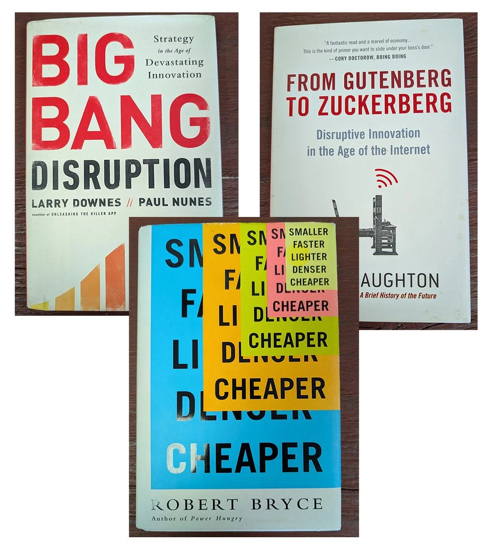 3 Book Set for Innovation & Disruption