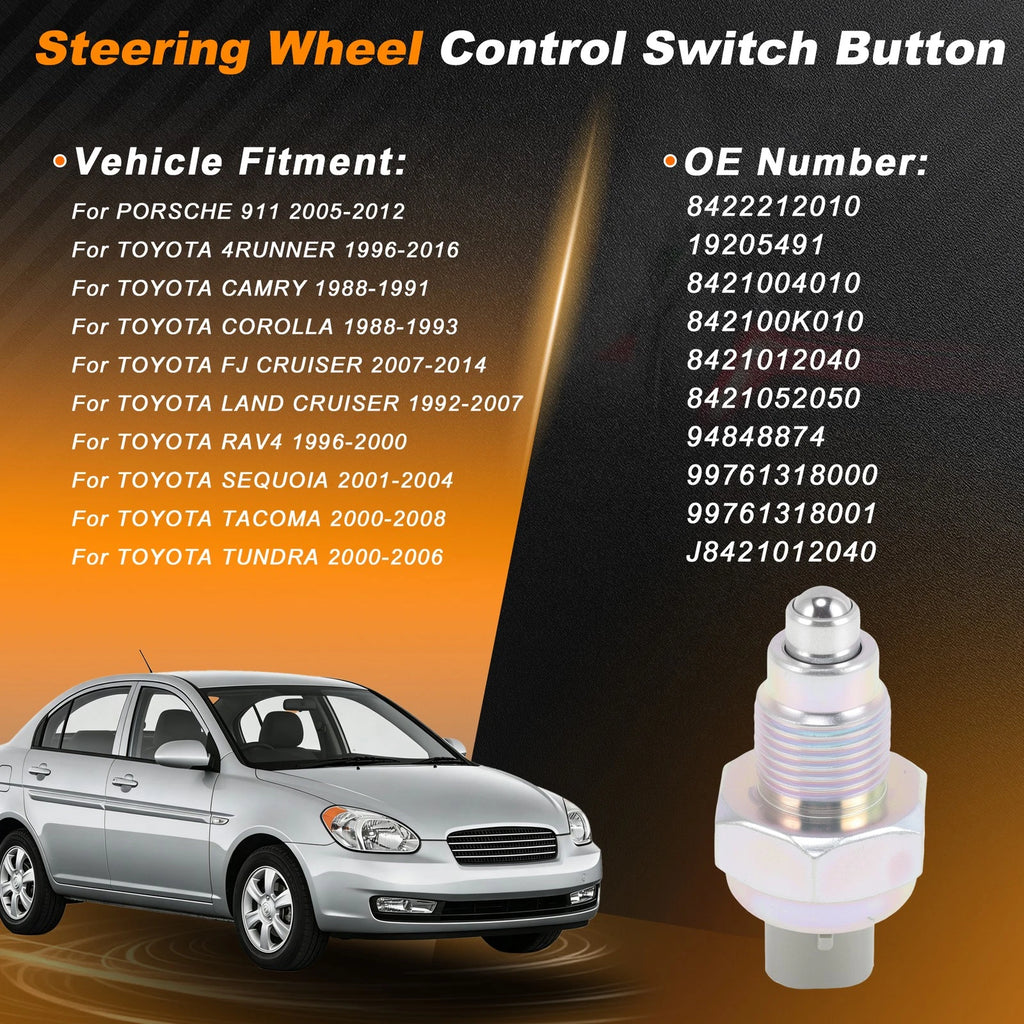 Backup Light Switch Replacement for Porsche 911 (2005–2012) 2 Pin