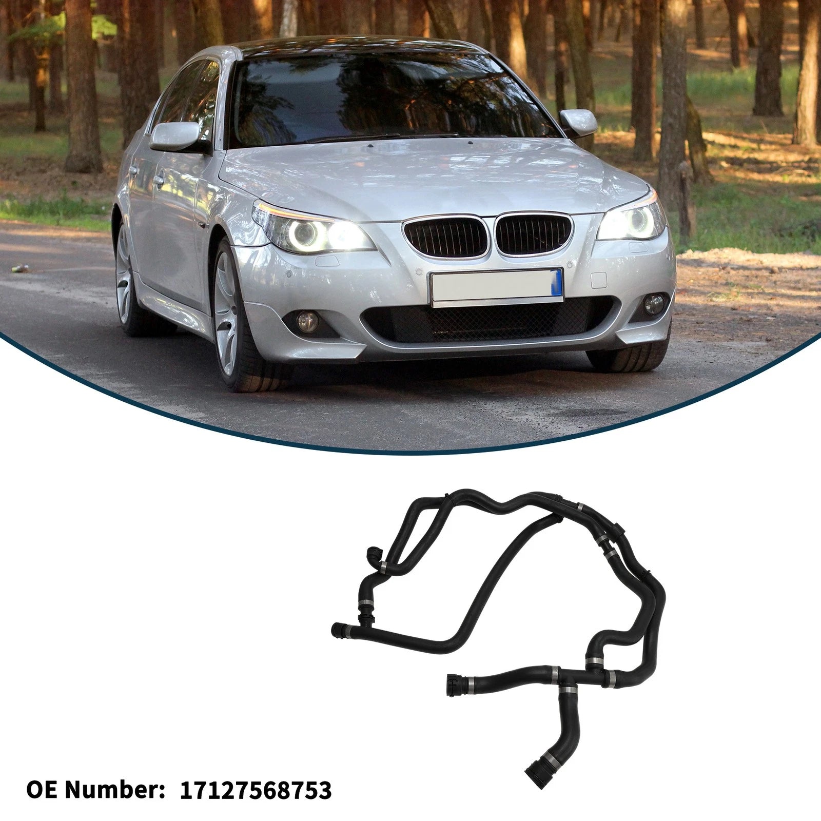 Heater Radiator Hose Replacement for BMW 5 Series 2009–2010