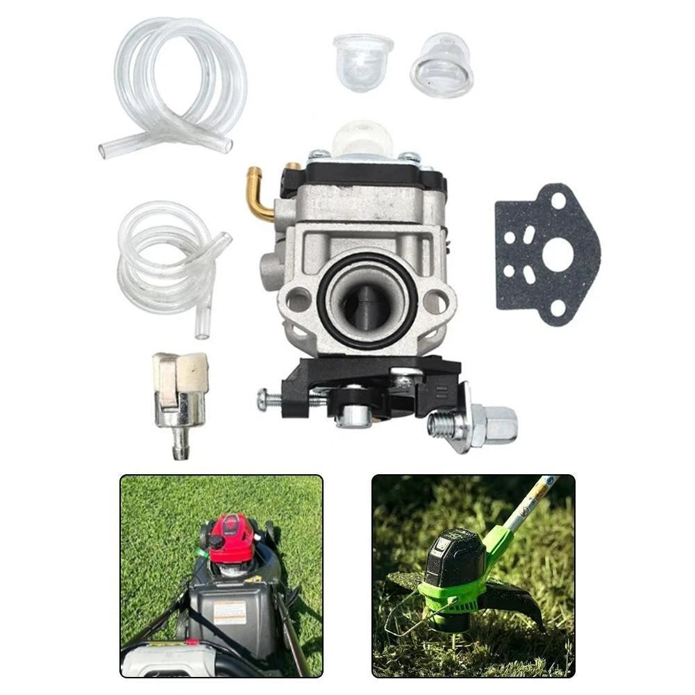 Metal Carburetor Kit for 49cc 52cc 43cc Brush Cutters