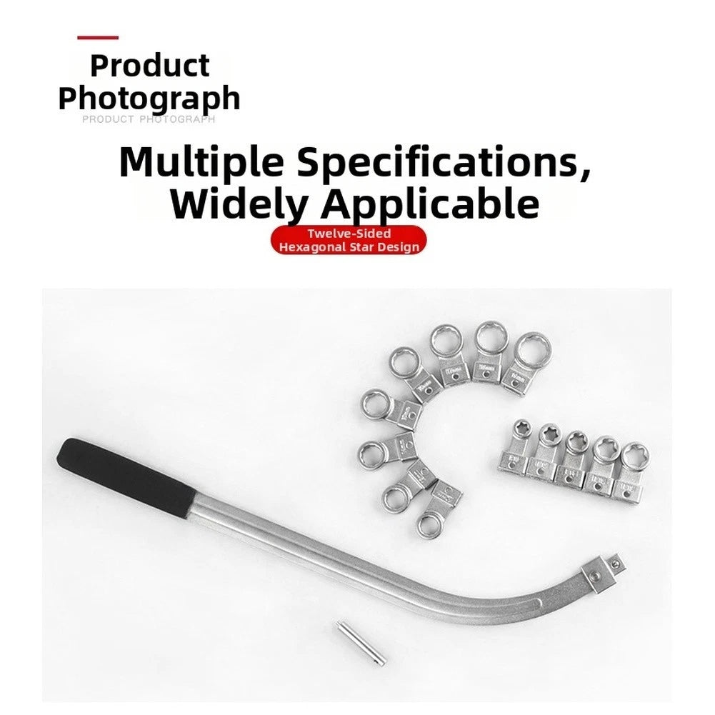 15-Piece Auto Fan Wrench Kit for Tight For Engine Compartment Applications