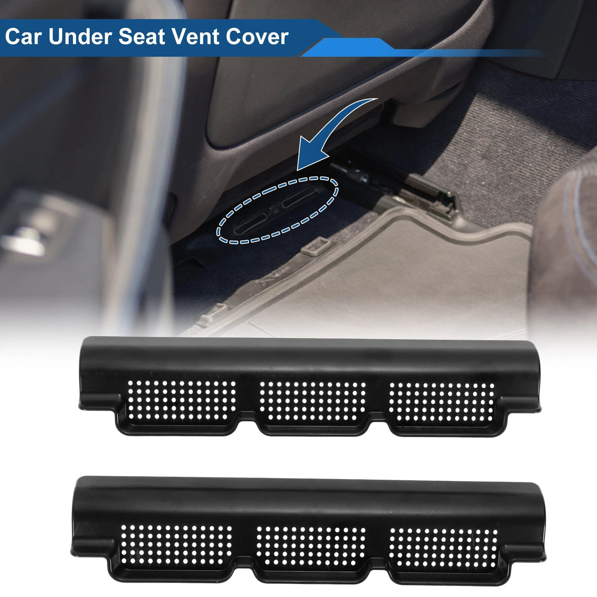 Under Seat Air Outlet Protection Cover for Mercedes-Benz GLE-Class 2Pcs (2016–2020)