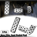 3pcs Footrest Pedal Pad Replacement for Subaru Crosstrek Impreza (2012–2023)