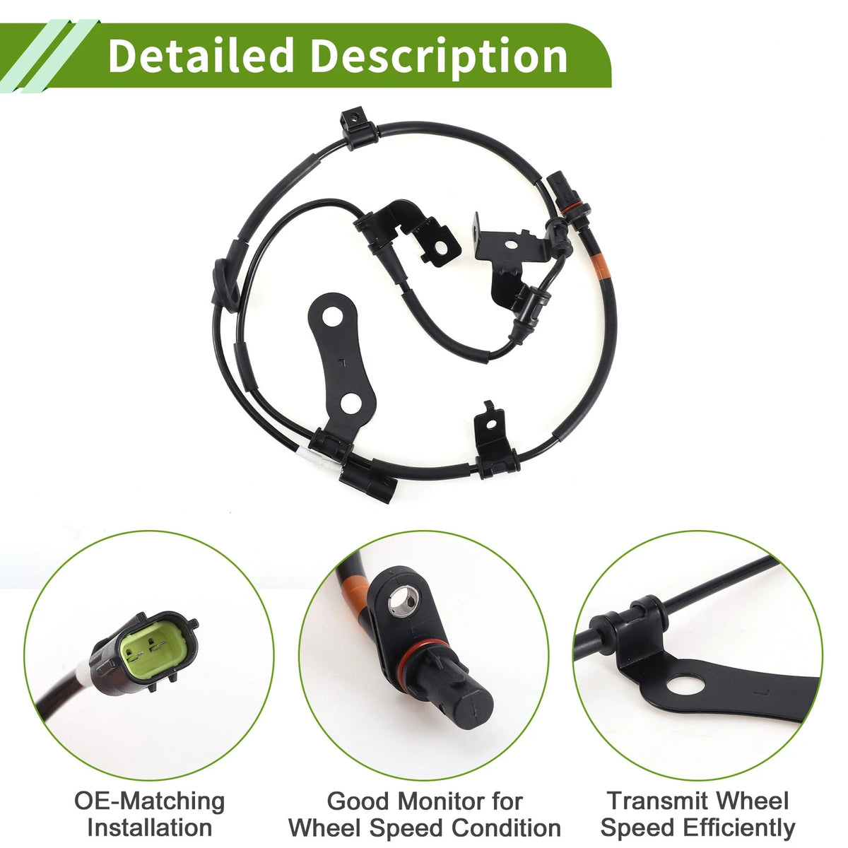 ABS Wheel Speed Sensor for Hyundai Tucson (2005–2010) No. 95680D3210, 25A5367