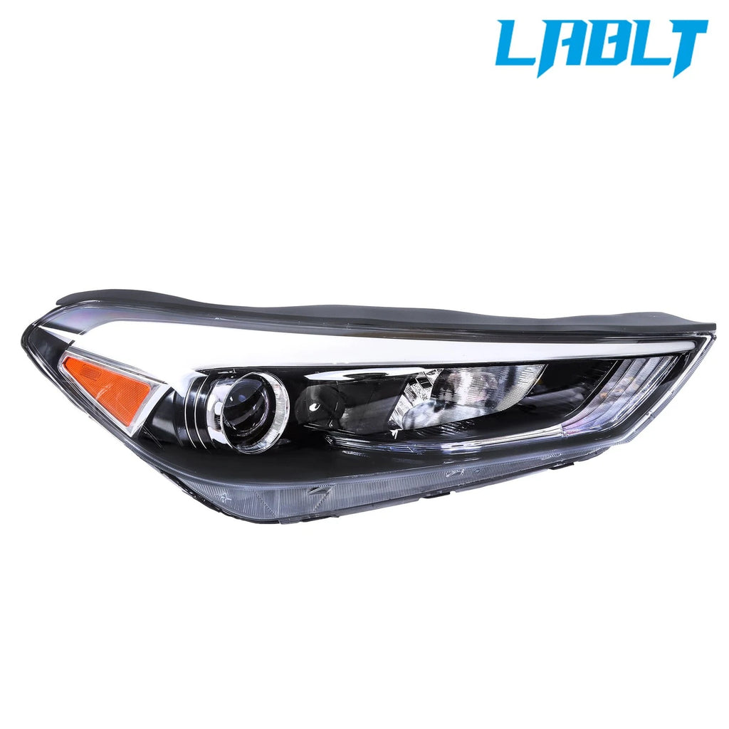 Right Headlight Halogen W/O LED Parking Light for Hyundai Tucson (2016–2018)