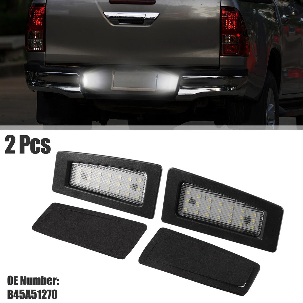 LED License Plate Light Replacement 2 Pcs for Mazda 3 (2014–2018)