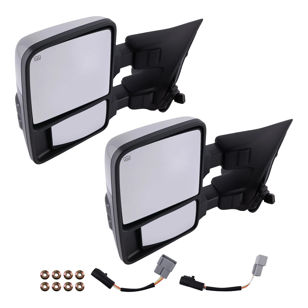 Extendable Side Mirror for Ford F-250/F-350 (1999–2007) FO1321268 Convex